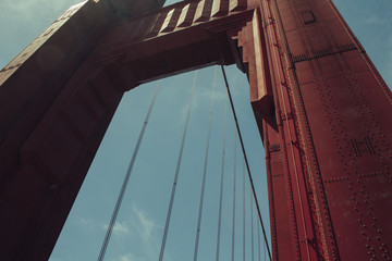 Golden Gate Most, San Francisco - obrazy, fototapety, plakaty