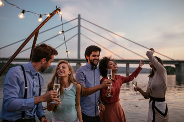 Celebrating great news together