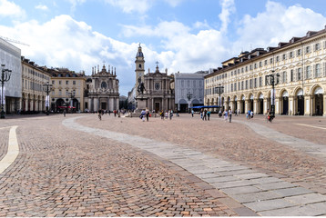 Fototapeta na wymiar Piazza San Carlo