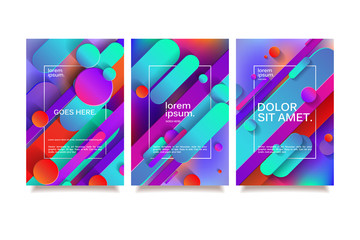 Business geometric design templates.