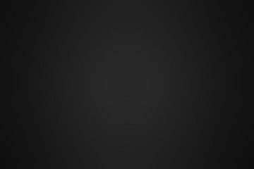 Abstract Black gradient background. Blurry dark grey backdrop. Defocused display for your design