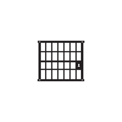Jail vector icon
