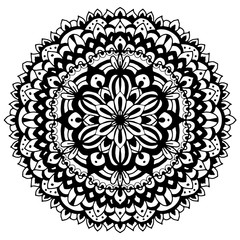 Mandala. Symmetrical ornament