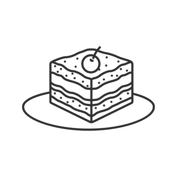 Tiramisu Linear Icon