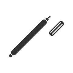 Marker pen glyph icon