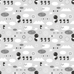 Antarctic background. Seamless pattern.Vector. 南極のパターン © tabosan