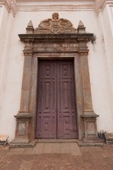Old entrance door