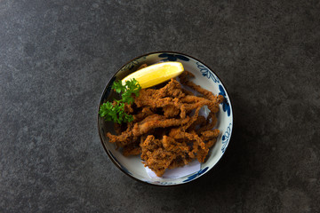 Ika Geso japanese fried spicy squid tentacle
