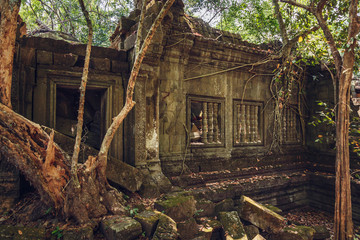 Ruins of the ancient temple of Beng Mealea.