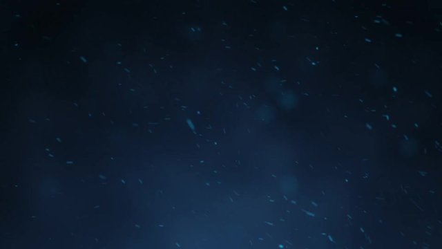 Winter snow falling on a Blue Background animated video.Christmas Themes background motion HD video
