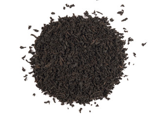Dried tea leaves