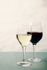 Two glasses of wine