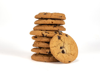Tall Stack of Nine Cookies