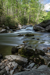 Dry Rocks on Shore of Little River