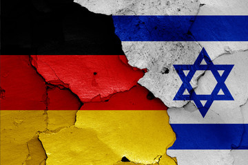 flags of Germany and Israel