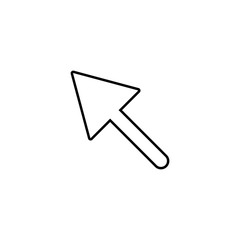 cursor icon. Element of mobile banking for smart concept and web apps. Thin line cursor icon can be used for web and mobile