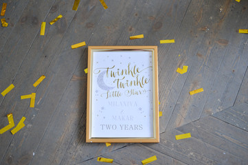 Picture for birthday decorations. 