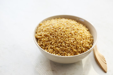 Groats of bulgur