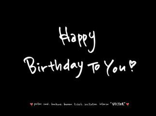 인사말 / 손으로 쓴 글씨체