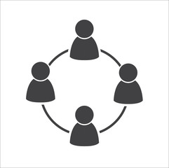 People connecting icon