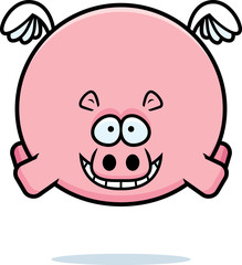 Flying Cartoon Hippo