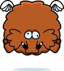Crazy Cartoon Woolly Mammoth
