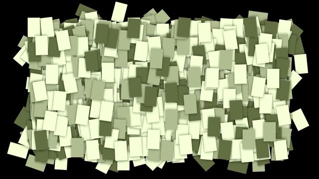 4k post paste square block card notes business paper geometry array data information background,geometric tech particle.