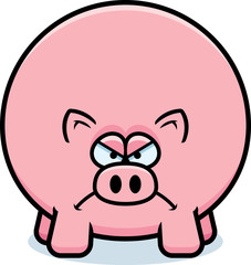 Angry Cartoon Pig