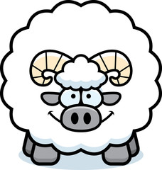 Happy Cartoon Ram