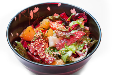 Grilled Vegetable Salad with Sesame Sauce
