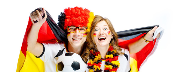 Deutsche Fussball fans 