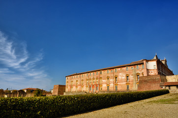 Fototapeta na wymiar Italian destination, Ducal palace of Sassuolo, old summer residence of Este family