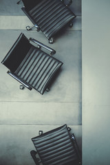 image of Meeting Table From Top View In Modern Office