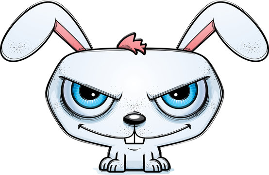 Sinister Little Cartoon Rabbit