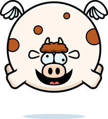 Crazy Cartoon Cow