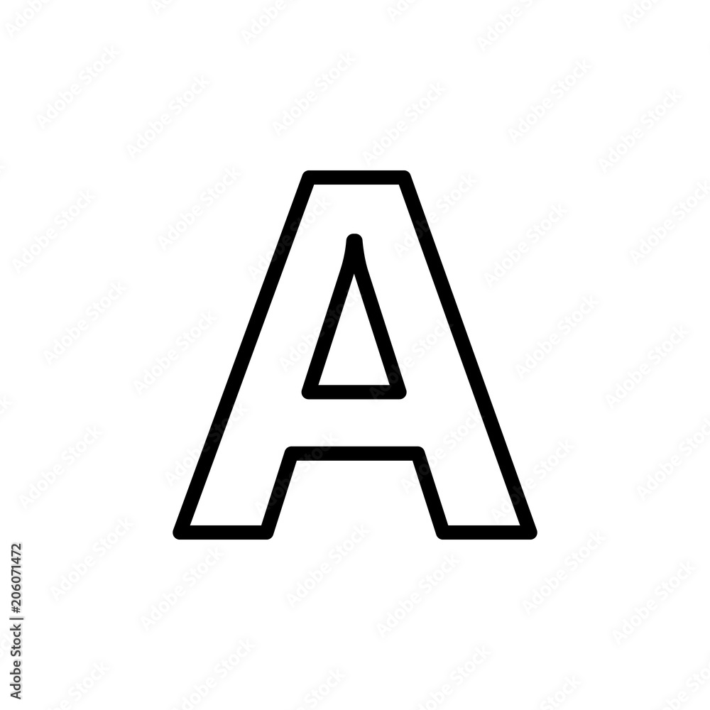 Aufkleber bus sign icon. element of navigation for mobile concept and web apps. thin line bus sign icon can be