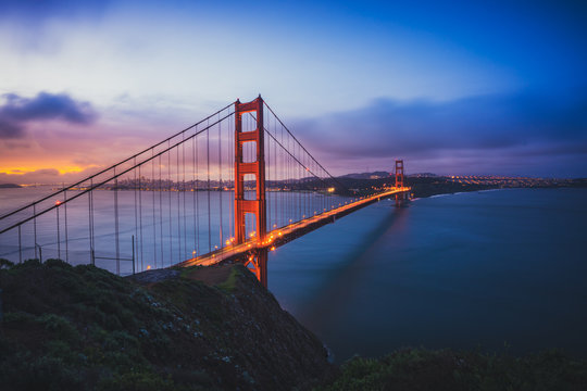 The Golden Gate Bridge at Dawn