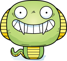 Happy Cartoon Cobra