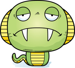 Sad Cartoon Cobra