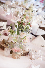 Tisch Deko Hochzeit 1