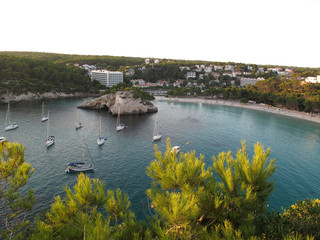 Fototapeta premium Minorca, View of cala Galdana