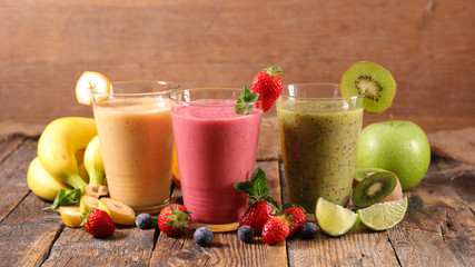 assorted fruit smoothie