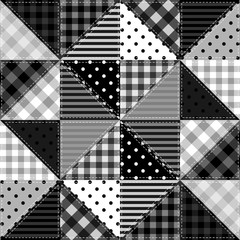 patchwork background with different patterns