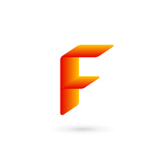 Letter F logo icon design template elements