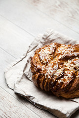 Sweet maple syrup bread