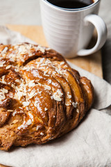 Sweet maple syrup bread