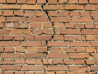 old brick wall background. 