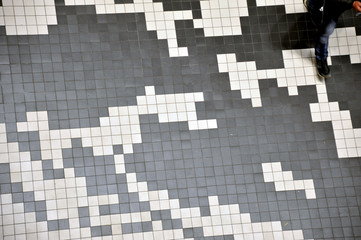 Background in a small plate
