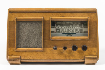 Old Grandpa wooden radio