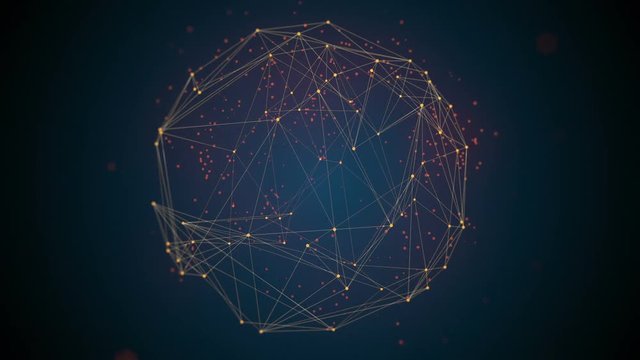 Neurons firing and forming new connections in artificial intelligence - AI- network mesh